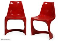 vintage pair of 1960s steen ostergaard cado 290 chairs