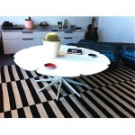 vintage richard schultz petal coffee table for knoll