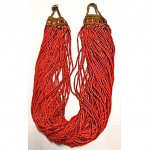 vintage tibetan coral necklace