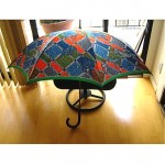 vintage versace safari print umbrella