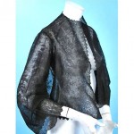 antique 1860s chantilly lace paletot jacket