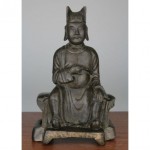 antique chinese bronze buddha