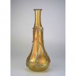 antique loetz art glass tall vase
