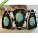 antique native american turquoise cuff bracelet