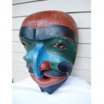 northwest coast native american hawkman mask