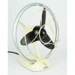 vintage 1950s aeg desk fan