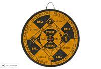 vintage 1950s dart board