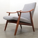 vintage 1950s illum wikkelso teak lounge chair