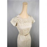 vintage 1950s lace dress