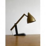 vintage 1950s sculptural modernist lamp