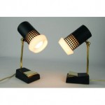 vintage 1960s bedside lamps