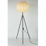 vintage 1960s cocoon tripod floor lamp