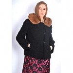 vintage 1960s persian lamb and mink crop coat