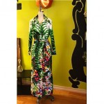 vintage 1970s lanvin maxi dress