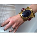 vintage 1980s chanel cuff bracelet