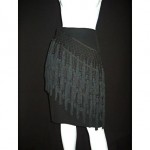 vintage 1980s gianni versace tassel fringe skirt