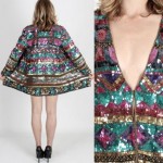 vintage 1980s sequin beaded evening jacket