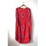 vintage 1980s zandra rhodes silk dress