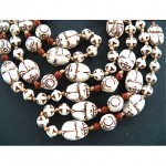 vintage art deco max neiger glass bead necklace