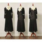 vintage beaded sheer crepe flapper dress