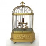 vintage c. 1900 swiss singing bird music box