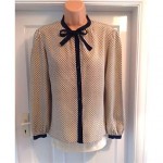 vintage chanel creations silk blouse