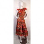 vintage diane freis cotton dress