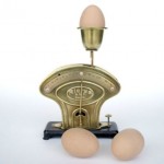 vintage german art nouveau rictus egg scale grader