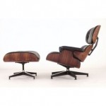 vintage herman miller eames rosewood lounge chair and ottoman