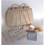 vintage judith leiber snakeskin jeweled evening bag