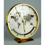 vintage kienzle world time zone desk clock