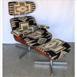 vintage mid-century pendleton lounge chair