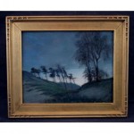 vintage orlano rouland landscape oil painting