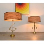 vintage pair 1960s rembrandt table lamps