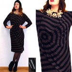 vintage sonia rykiel knit jersey dress