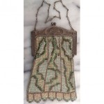 vintage whiting and davis mesh purse