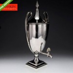 antique 18th century hester bateman solid silver samovar