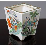 antique 19th century chinese porcelain jardiniere planter