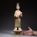 antique chinese ming dynasty terracotta statue