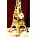 antique eiffel tower clock