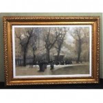 antique francis smith new york watercolor painting