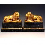 antique pair borghese bookends