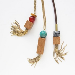 Sew a Song Tassel Necklaces