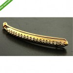 vintage 14k diamond barrette hair clip