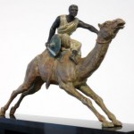 vintage 1920s french camel sculpture