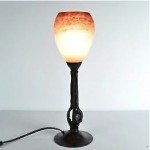 vintage 1926 fer forge wrought iron table lamp