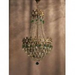 vintage 1930s french crystal chandelier