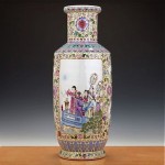 vintage 1930s large chinese porcelain vase