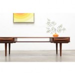 vintage 1950s arne vodder teak coffee table