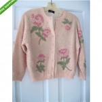 vintage 1950s beaded cashmere sweater